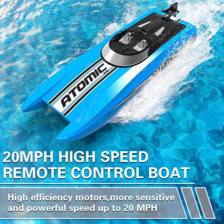 Фото Радиоуправляемый катер Volantex RC AtomicXS синий 2.4G LiPo RTR | Инномарт
