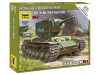 Фото Сборная модель ZVEZDA Советский тяжёлый танк КВ-2, 1/100 | Инномарт