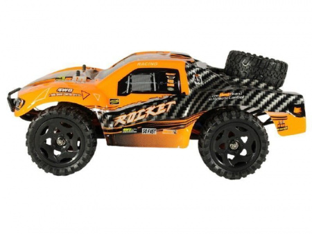 Фото Радиоуправляемый шорт-корс Remo Hobby Rocket UPGRADE V2.0 (оранжевый) 4WD 2.4G 1/16 RTR | Инномарт