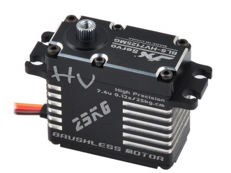 Фото Сервомашинка цифровая JX Servo BLS-HV7125MG (71г/25.8/0.12/7.4V) бесколлекторная, Full metal | Инномарт