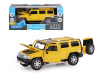 Фото Машина "АВТОПАНОРАМА" Hummer H3, желтый, 1/24, свет, звук, в/к 24,5*12,5*10,5 см | Инномарт