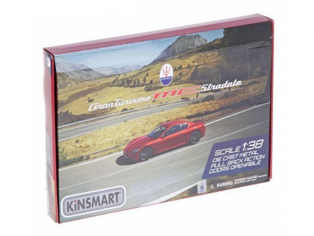 Фото Машина Kinsmart 1:38 Maserati GranTurismo MC Stradale инерция (1/12шт.) б/к | Инномарт
