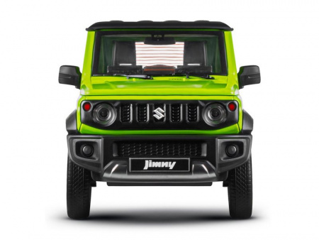Фото Машина "АВТОПАНОРАМА" Suzuki Jimny, 1/18, зеленый, свет, звук, в/к 24,5х12,5х10,5 см | Инномарт