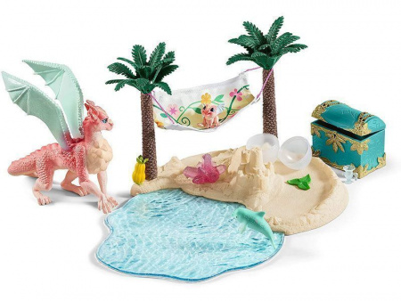 Фото Фигурка Schleich Остров драконов с кладом | Инномарт