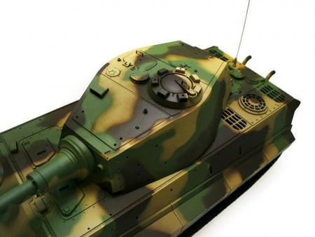Фото Радиоуправляемый танк Heng Long King Tiger (башня Henschel) Upgrade V6.0 2.4G 1/16 RTR | Инномарт