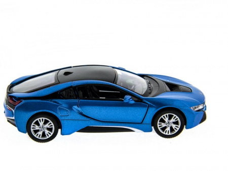 Фото Машина Kinsmart BMW i8 инерция (1/12шт.) 1:36 б/к | Инномарт