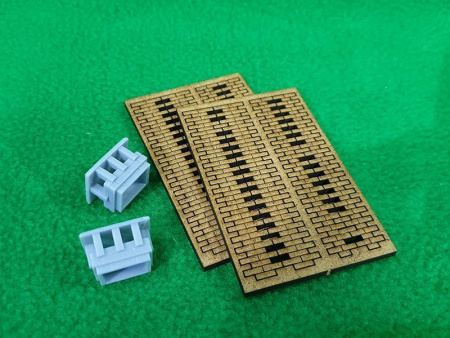 Фото Труба печная кирпичная 5178, пластик + МДФ, 1/35 | Инномарт