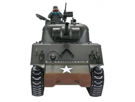 Фото Р/У танк Torro Sherman M4A3, 1/16 2.4G, ВВ-пушка, деревянная коробка | Инномарт