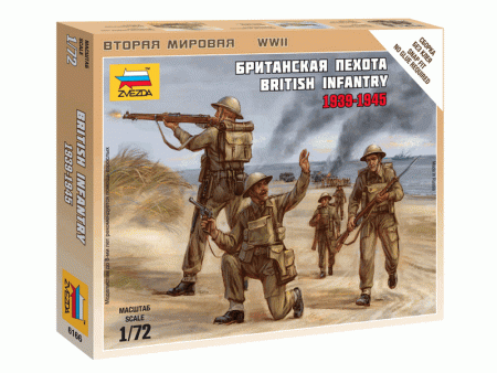 Фото Сборные солдатики ZVEZDA Британская пехота, 1/72 | Инномарт