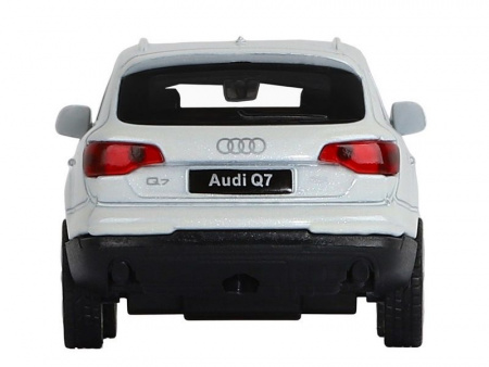 Фото Машина "АВТОПАНОРАМА" Audi Q7, белый, 1/43, инерция, в/к 17,5*12,5*6,5 см | Инномарт