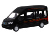 Фото Машина "АВТОПАНОРАМА" Ford Transit, черный, 1/52, инерция, откр. двери, в/к 17,5*12,5*6,5 см | Инномарт