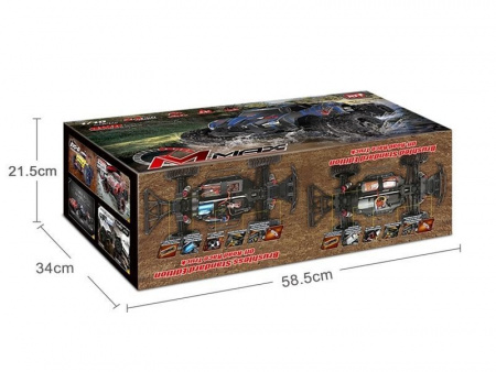 Фото Радиоуправляемый монстр Remo Hobby MMAX (синий) 4WD 2.4G 1/10 RTR | Инномарт