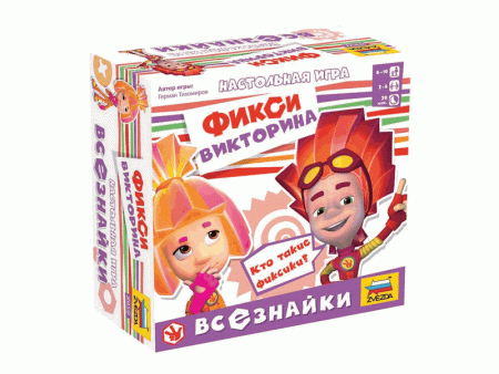 Фото Настольная игра ZVEZDA "Фикси викторина. Всезнайки.", детская | Инномарт