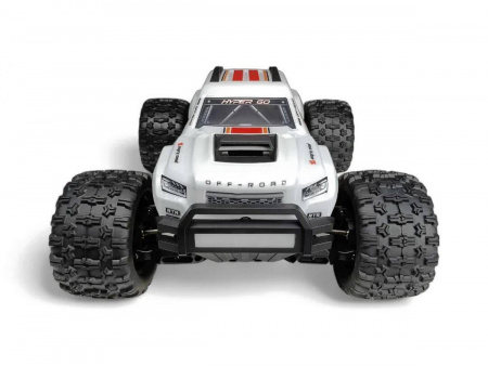 Фото Радиоуправляемый монстр MJX Hyper Go 10208 V2 (белый) Brushless 4WD 2.4G LED 1/10, без ЗУ и акб | Инномарт