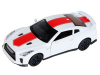 Фото Машина "АВТОПАНОРАМА" Nissan GT-R (R35), 1/32, белый, свет, звук, в/к 18*9*13,5 см | Инномарт