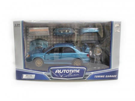 Фото Машина Autotime "Subaru Impreza WRX STI" тюнинг гараж 1:24 | Инномарт