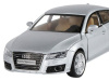 Фото Машина "АВТОПАНОРАМА" Audi A7, серебряный, 1/32, свет, звук, инерция, в/к 17,5*13,5*9 см | Инномарт