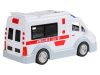 Фото Машина AUTODRIVE Фургон скорой помощи инерционный на бат, свет, звук, в/п, 28,4*7*23,5 см | Инномарт