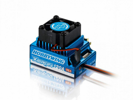 Фото Бесколлекторный регулятор Hobbywing XERUN-120A-SD V2.1 Blue (120A-760A, 1/10, 1/12) | Инномарт