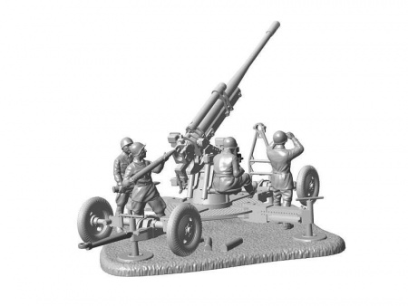 Фото Сборные солдатики ZVEZDA Советское 85-мм зенитное орудие, 1/72 | Инномарт