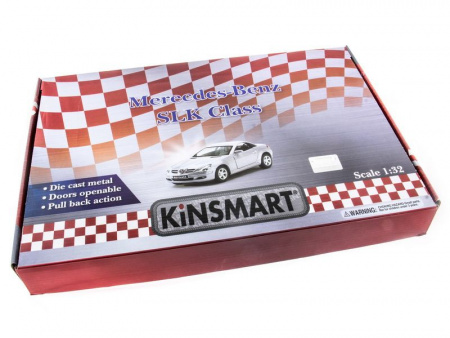 Фото Машина Kinsmart 1:32 MERCEDES-BENZ SLK инерция (1/12шт.) б/к | Инномарт