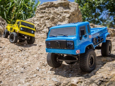 Фото Краулер ECX 1:24 Scaler Crawler Barrage UV 4WD, электро, RTR (синий) | Инномарт