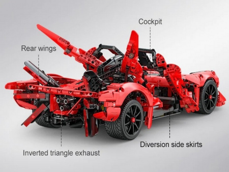 Фото Конструктор CaDA спортивный автомобиль APE Supercar (1823 детали) | Инномарт