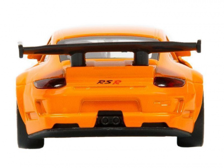 Фото Машина "АВТОПАНОРАМА" Porsche 911 GT3 RSR, оранжевый, 1/39, инерция, в/к 17,5*12,5*6,5 см | Инномарт