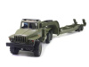 Фото Радиоуправляемая машина WPL военный грузовик B-36 с тралом (зеленый) 6WD 2.4G 1/16 RTR | Инномарт