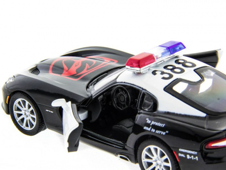 Фото Машина Kinsmart 1:40 SRT Viper Police в асс. инерция (1/12шт.) б/к | Инномарт