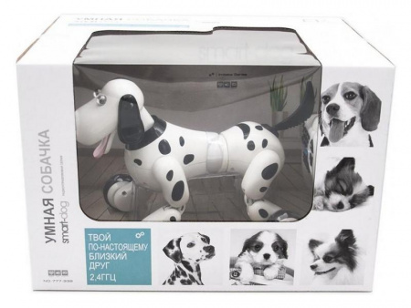 Фото Радиоуправляемая робот-собака HappyCow Smart Dog 2.4G (черная) | Инномарт