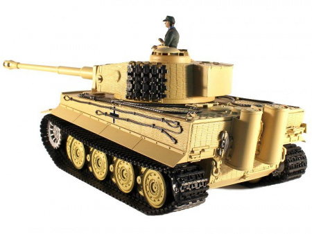 Фото P/У танк Taigen 1/16 Tiger 1 (Германия, поздняя версия) 2.4G RTR песочный | Инномарт