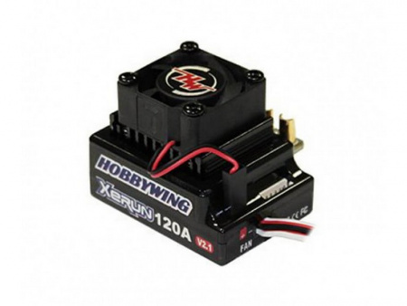 Фото Бесколлекторный регулятор Hobbywing XERUN-120A-SD V2.1 Black (120A-760A, 1/10, 1/12) | Инномарт