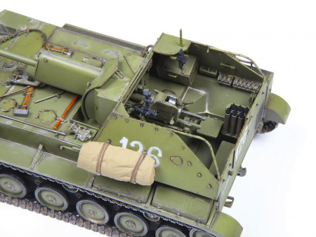 Фото Сборная модель ZVEZDA Советская самоходная артиллерийская установка Су-76М, 1/35 | Инномарт