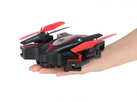 Фото Р/У квадрокоптер Syma X56W Folding Wizard с FPV трансляцией Wi-Fi, барометр, 2.4G RTF | Инномарт