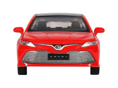 Фото Машина "АВТОПАНОРАМА" Toyota Camry, красный, 1/32, свет, звук, инерция, в/к 17,5*13,5*9 см | Инномарт