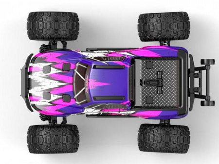 Фото Радиоуправляемый монстр MJX Hyper Go H16H (фиолетовый) 4WD 2.4G LED GPS 1/16 RTR | Инномарт