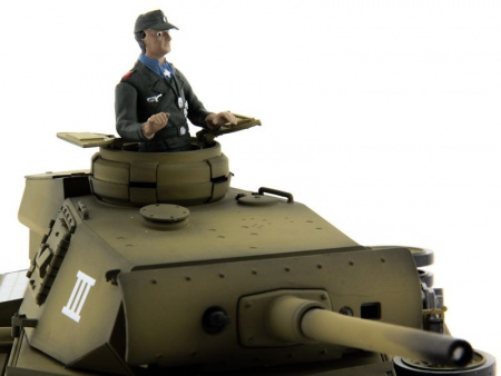 Фото Р/У танк Taigen 1/16 Panzerkampfwagen III (Германия) PRO (для ИК танкового боя) 2.4G RTR | Инномарт