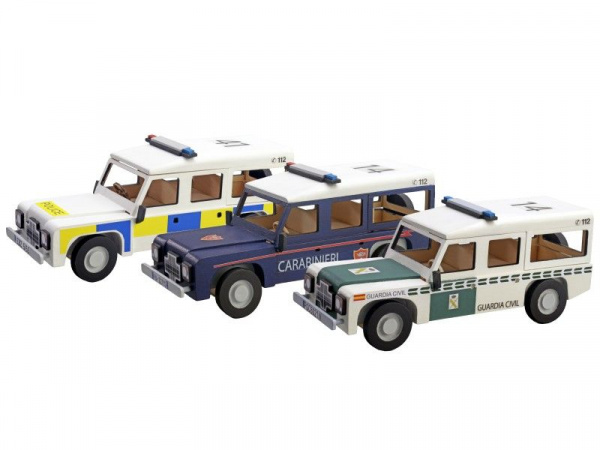 Сборная деревянная модель автомобиля Artesania Latina Land Rover ПОЛИЦИЯ | Инномарт