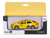 Фото Машина "АВТОПАНОРАМА" Яндекс GO Toyota Camry, 1/43, желтый, инерция, откр. двери, 17,5*12,5*6,5 см | Инномарт