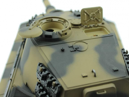 Фото Радиоуправляемый танк Torro King Tiger 1/16, откат ствола (для ИК боя) V3.0 2.4G RTR | Инномарт