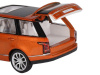 Фото Машина "АВТОПАНОРАМА" 2013 Range Rover, оранжевый, 1/34, свет, звук, инерция, в/к 17,5*13,5*9 см | Инномарт