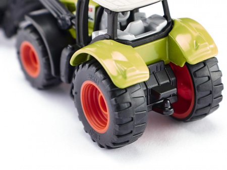 Фото Трактор Siku 1392 Claas Axion с фронтальным погрузчиком | Инномарт