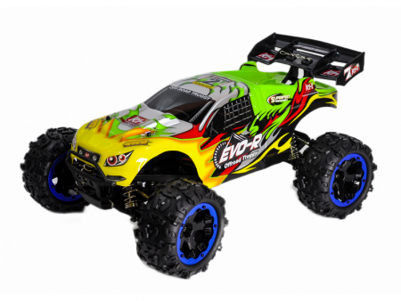 Фото Радиоуправляемая трагги Remo Hobby EVO-R Brushless (зеленая) 4WD 2.4G 1/8 RTR | Инномарт