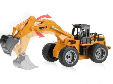 Фото Радиоуправляемый экскаватор HUI NA TOYS 2.4G 6CH 1/18 RTR | Инномарт
