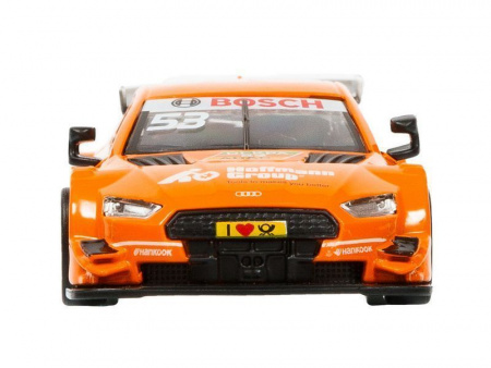 Фото Машина "АВТОПАНОРАМА" Audi RS 5 DTM, оранжевый, 1/43, откр. двери, в/к 17,5*12,5*6,5 см | Инномарт