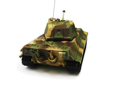 Фото Радиоуправляемый танк Heng Long King Tiger (башня Henschel) Upgrade V6.0 2.4G 1/16 RTR | Инномарт
