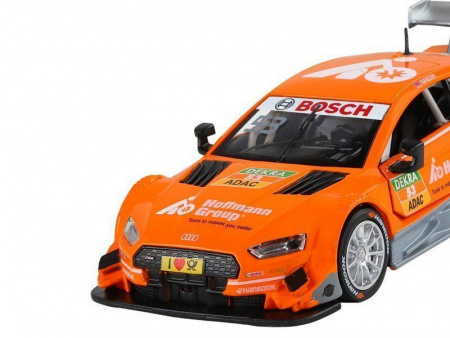 Фото Машина "АВТОПАНОРАМА" Audi RS 5 DTM,оранжевый, 1/32, свет, звук, инерция, в/к 17,5*13,5*9 см | Инномарт