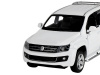 Фото Машина "АВТОПАНОРАМА" Volkswagen Amarok, белый, 1/30, свет, звук, инерция, в/к 20*10*11 см | Инномарт