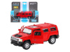 Фото Машина "АВТОПАНОРАМА" Hummer H3, красный, 1/43, инерция, в/к 17,5*12,5*6,5 см | Инномарт